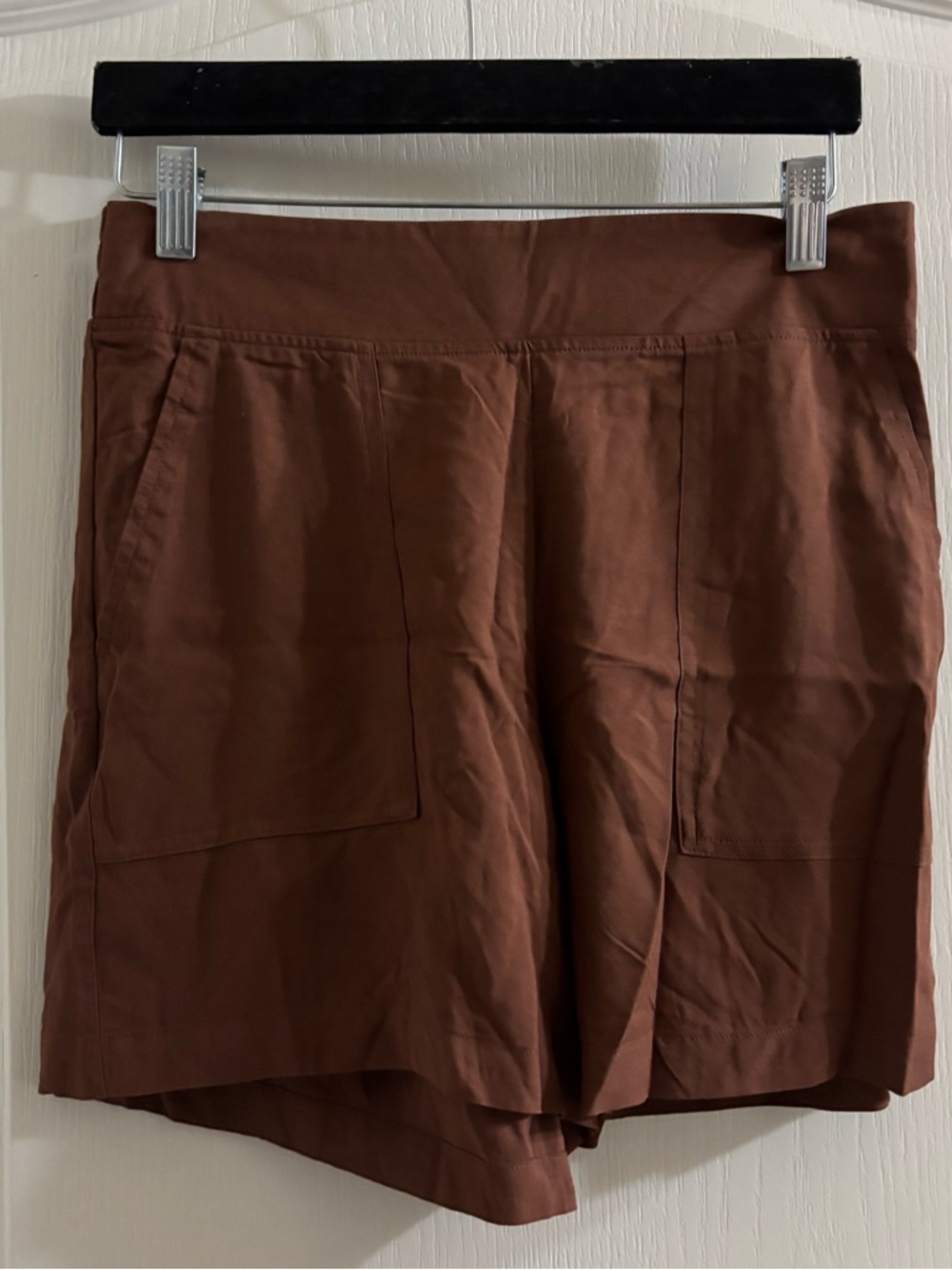 Wildfox Chocolate Brown High Waist Pull-On Shorts
